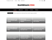 Tablet Screenshot of gangnam.com